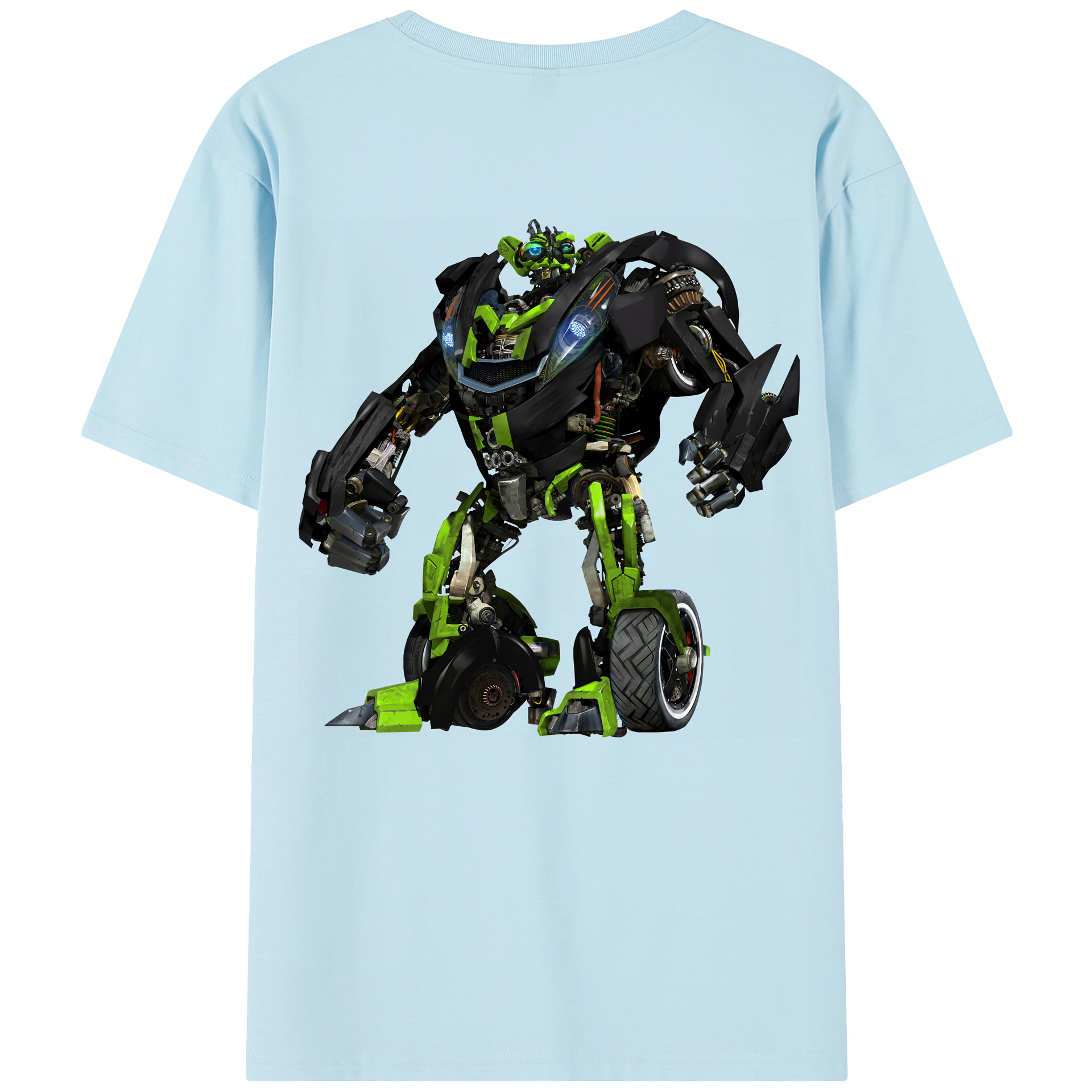（画像用） Transformers トランスフォーマー 綿100％半袖Tシャツ（背面プリント）